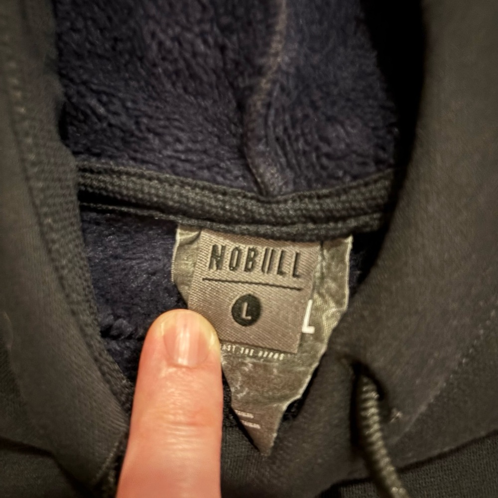 NOBULL Black Sleeveless Hoodie - Picture 2 of 2